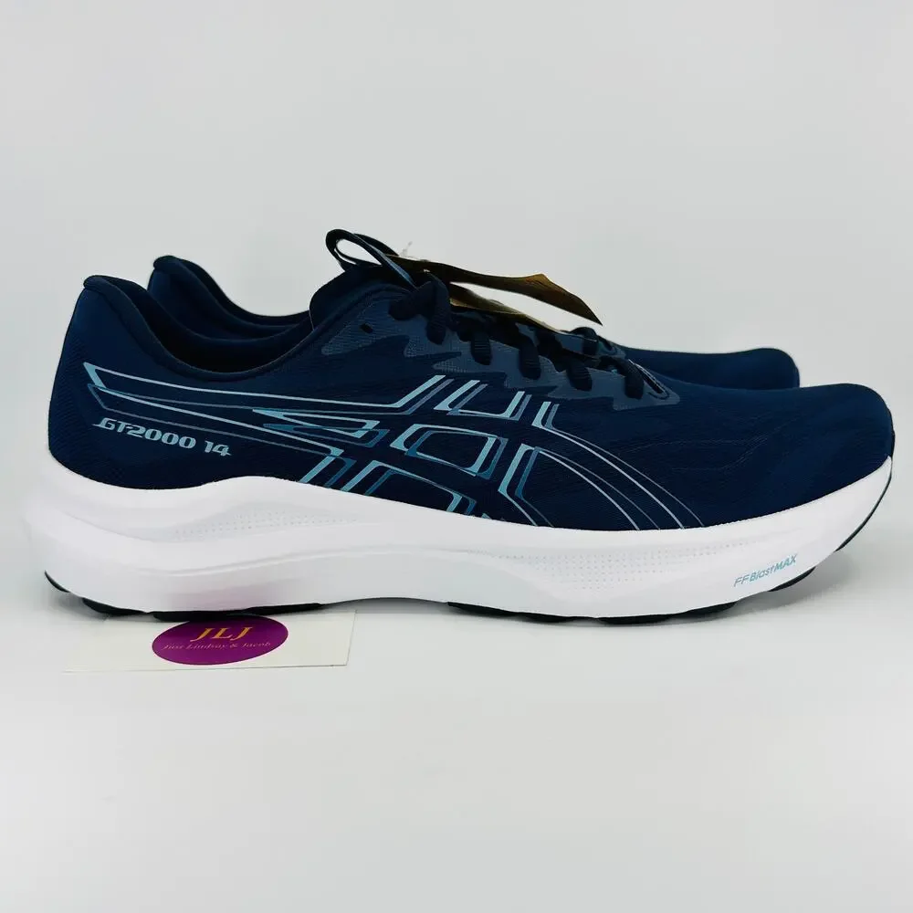 Asics Men's GT-2000 14 Running Shoes Midnight/Stillwater 1011C056 Size 14